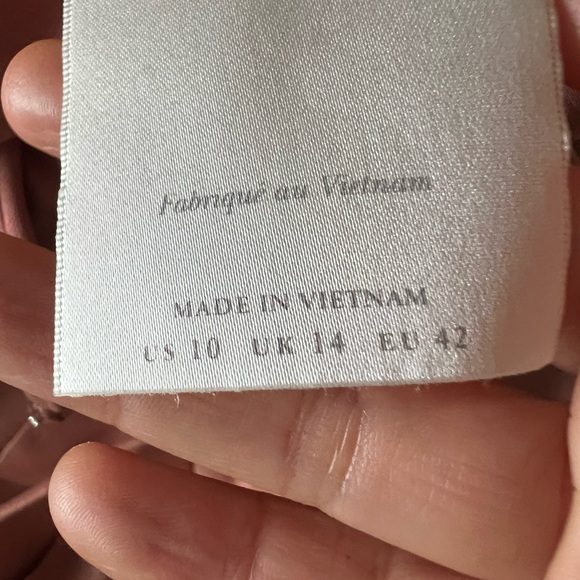 BHLDN Freya Satin Charmeuse  Maxi Dress US Sz 10 Dusty Rose Mauve Pink Bridal - Picture 7 of 16